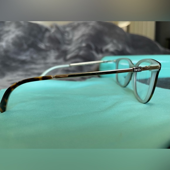 Tiffany & Co Eyeglasses Frames - Brown with Blue Inside - Picture 9 of 11